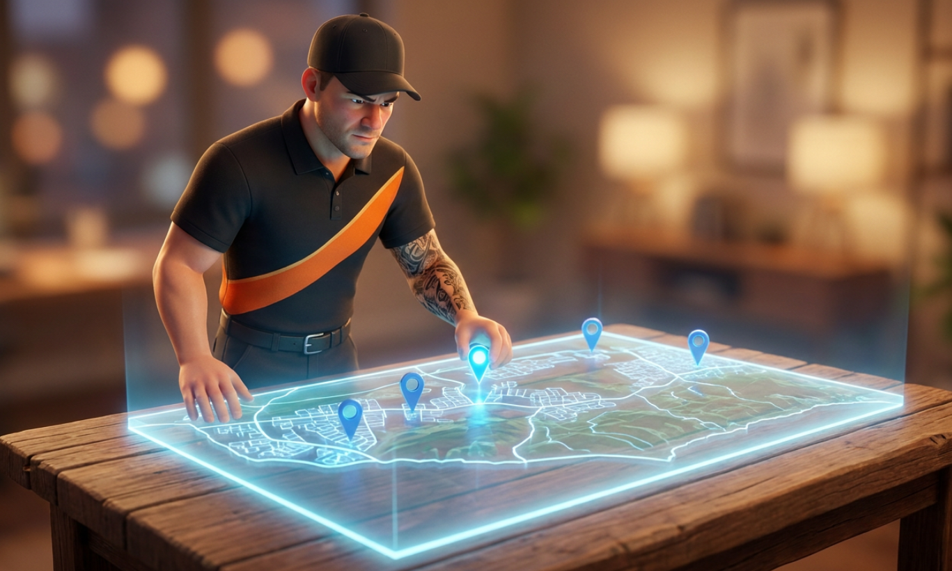 Mapping the service area city by city
